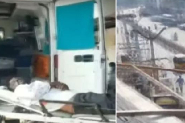 விளம்பர பலகை அமைக்கும் பணியின் போது மின்சாரம் தாக்கி ஒருவர் பரிதாப பலி | Advertisement Electricity Board Dead