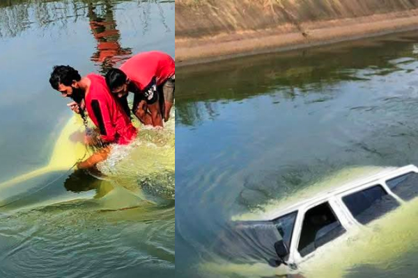 பொலன்னறுவையில் கால்வாயில் கவிழ்ந்து வான் விபத்து | Plane Crashes Into Canal In Polonnaruwa பொலன்னறுவையில் கால்வாயில் கவிழ்ந்து வான் விபத்து | Plane Crashes Into Canal In Polonnaruwa