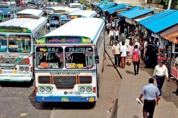 බස් රථ සේවකයන් පිරිසක් ධාවනයෙන් ඉවත් වේ