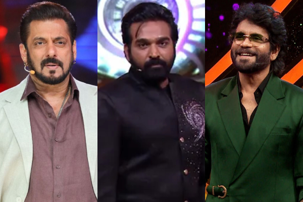 விஜய் சேதுபதி, சல்மான் கான், நாகார்ஜுனா.. பிக் பாஸ் நிகழ்ச்சியை தொகுத்து வழங்க யாருக்கு அதிக சம்பளம்.. | Highest Paid Bigg Boss Anchor In India