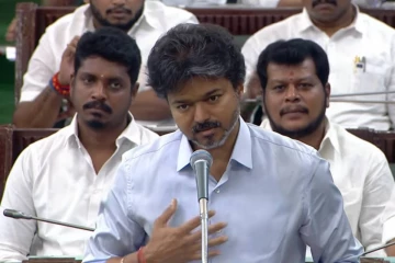 முன்னாள் முதல்வர் கலைஞர் குறித்த பேச்சு - திமுகவிடம் மன்னிப்பு கேட்ட முதல்வர் விஜய்