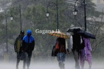 වියළි කාලගුණය නිම කරමින් ප්‍රදේශ ගණනාවකට තද වැසි.