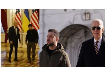 உக்ரைனுக்கு இன்று திடீரென பயணம் செய்த அதிபர் ஜோ பைடன் - உற்று நோக்கும் உலக நாடுகள்...!