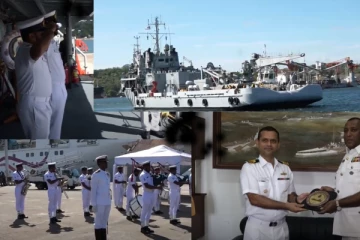 திருகோணமலை துறைமுகத்தை வந்ததடைந்தது இந்தியாவின் நிரீக்‌ஷக் கப்பல்