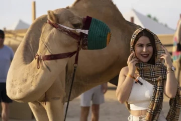 கத்தாரில் கவனம்பெற்ற ஒட்டக அழகுப்போட்டி! வைரலாகும் புகைப்படங்கள்