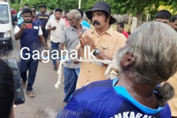 රැවුලෙන් බර වාහනයක් මීටර් 400ක් ඇඳ ගෙන යමින් ලංකාවෙන් ලෝක වාර්තාවක්..