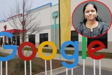 கூகுள் நிறுவனத்தில் பணி செய்ய தேர்ந்தெடுக்கப்பட்ட ஆந்திர பெண்