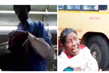 நாங்க என்ன திருடர்களா? ஏன் இப்படி செய்றீங்க? -  பேருந்திலிருந்து இறக்கிவிடப்பட்ட மீனவ மூதாட்டி - வலுக்கும் கண்டனங்கள்