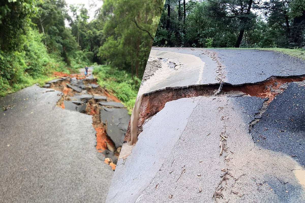கொத்மலையில் மீண்டும் மண்சரிவு அபாயம்! மூடப்பட்ட பிரதான வீதி | Landslide Threat Again In Kotmalai