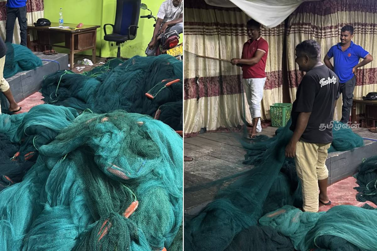 60 இலட்சம் ரூபா பெறுமதியான வலைகளுடன் இளைஞர் கைது | Youth Arrested With Nets Worth 6 Million Rupees