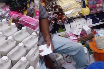 කොටුවේ අහිතකර ආලේපන වර්ග තොගයක් වටලයි.