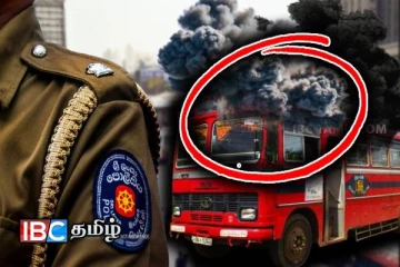 திடீரென தீப்பிடித்து எரிந்த பேருந்து! தெய்வாதீனமாக தப்பிய பயணிகள்