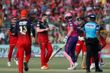 பந்து வீச்சில் மிரட்டிய பெங்களூரு - 59 ரன்களுக்கு ஆல் அவுட்டாகி தோல்வியடைந்த ராஜஸ்தான்