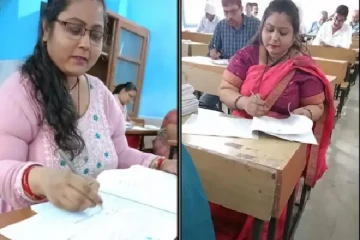 பரீட்சை வினாத்தாள்களை திருத்தும் போது ரீல்ஸ் போட்ட ஆசிரியை...எதிர்ப்பு தெரிவிக்கும் மாணவர்கள்