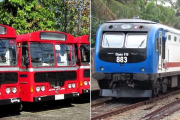 අද සිට කොළඹ එන්න බස් සහ දුම්රිය සේවාව - මෙන්න විස්තරේ