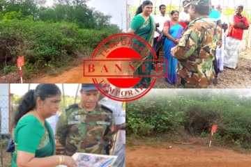 யாழ்.தெல்லிப்பளையில் விடுவிக்கப்பட்ட காணிகள்: பொதுமக்கள் பிரவேசிக்க தற்காலிக தடை