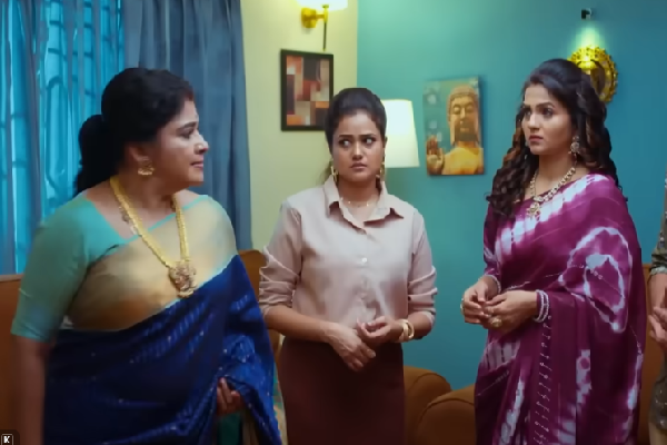 Moondru Mudichu: ஒன்று சேர்ந்த சூர்யா,நந்தினி - பதிலுக்கு திணறிய சுந்தரவள்ளி | Moondru Mudichu 02 Dec 2025 Surya And Nandini