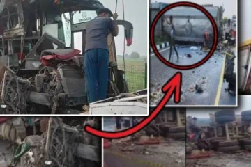 உத்தரபிரதேசத்தில் கோர விபத்து: பரிதாபமாக உயிரிழந்த 18 பேர் பலி