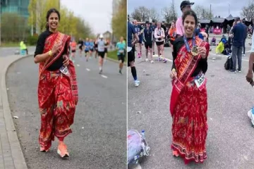 சேலையுடன் இந்தியப் பெண் செய்த செயல் - குவியும் பாராட்டுக்கள்!
