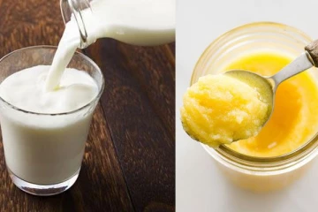 இரவு தூங்கும்முன் பாலில் ஒரு ஸ்பூன் நெய் கலந்து குடிங்க! இந்த மாற்றம் எல்லாம் நடக்குமாம்!