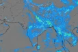 අද 2 න් පස්සේ මේ ප්‍රදේශවල කාලගුණය කැළඹෙයි - මි. මී 75 ට වැඩි ගිගුරුම් සහිත වැසි