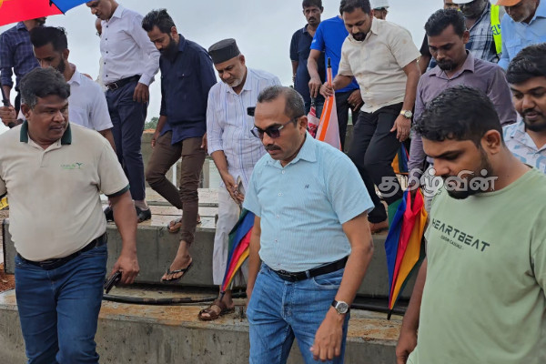 கிண்ணியா - குறிஞ்சாக்கேணி பாலப் பணிகளை விரைவுபடுத்த அமைச்சர் பிமல் ரத்நாயக்க பணிப்புரை ! | Bimal Rathnayake Visit Kurinjakkeni Bridge