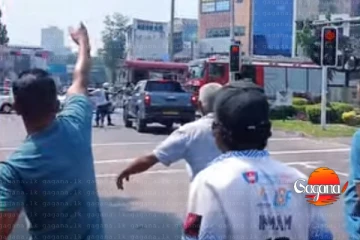 කොළඹ මාලිගාවත්තේ ලොකු ගින්නක් - නිවන්න ගිනි නිවන රථ 4ක්