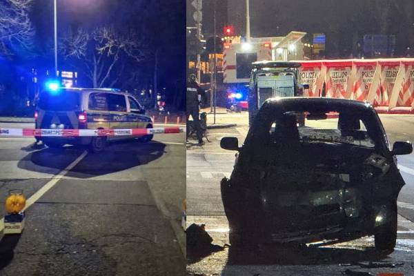 மக்கள் கூட்டத்தின்மீது காரை மோதிய புலம்பெயர்ந்தோர் கைது | Afghan National Arrested In Giessen Car Crash