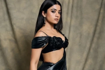 ராஷ்மிகா மந்தனா சேலையில் அழகிய போட்டோஷூட்