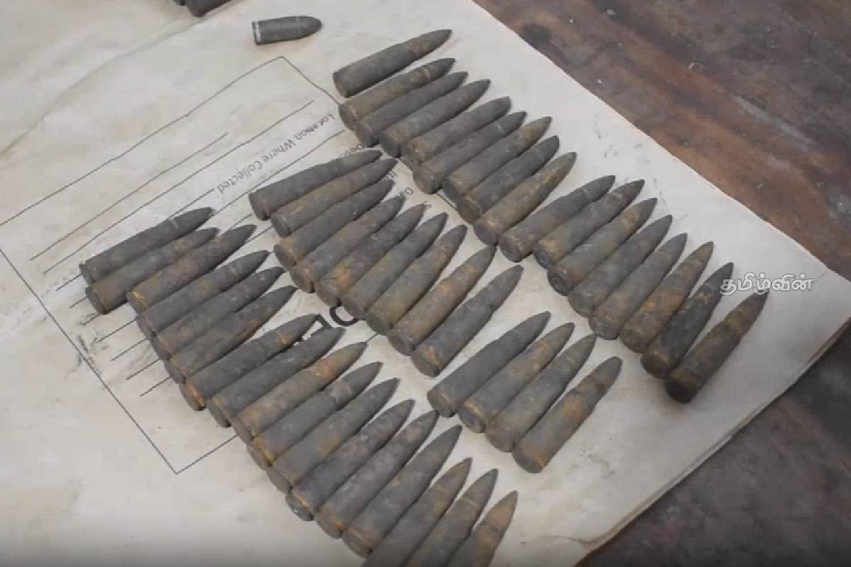 கந்தளாயில் துப்பாக்கித் தோட்டாக்கள் மீட்பு | Gun Bullets Recovered In Kandhalai