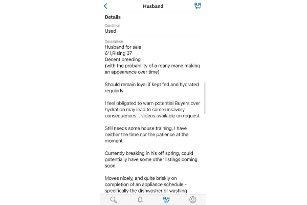 கணவரை ஏலத்தில்விட்ட  மனைவி: முண்டியடித்த 13 பெண்கள்! | Woman Puts Up Her Husband For Sale At Website