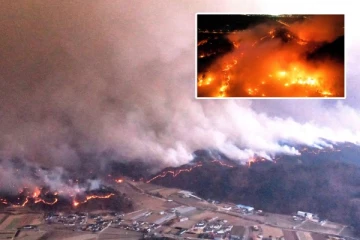 தென் கொரியாவை உலுக்கும் பிரம்மாண்ட காட்டுத்தீ: 27,000 குடியிருப்பாளர்கள் வெளியேற்றம்!