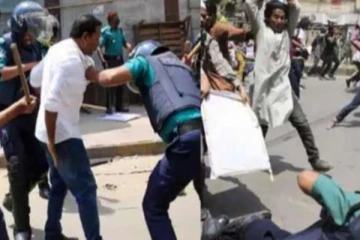 இந்திய பிரதமரின் வருகைக்கு எதிர்த்து போராட்டத்தில் ஈடுபட்ட மாணவர்கள்!