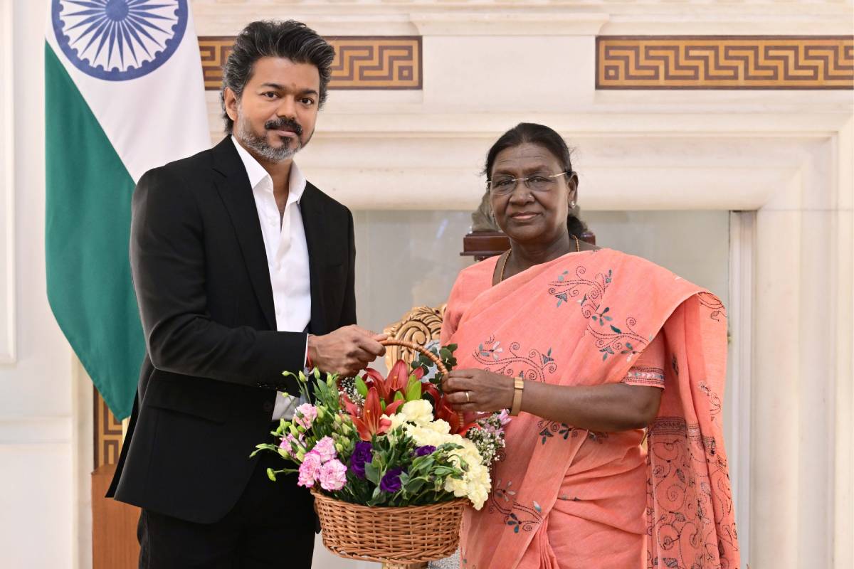ராகுல் காந்தி, டி.ராஜாவை சந்தித்த முதல்வர் விஜய் | Cm Vijay Meet Rahul Gandhi T Raja In Delhi
