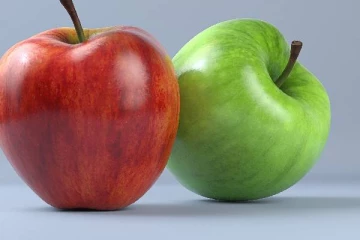 மயிலாக  மாறிய ஆப்பிள்!