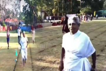யாழில் 75 வயதில் ஓட்டப்பந்தய போட்டியில் முதலிடம் பெற்ற மூதாட்டி - குவியும் பாராட்டு (Video)