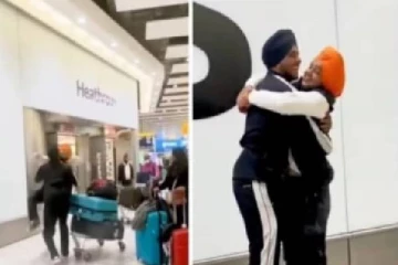 லண்டன் விமான நிலையத்தில் பரப்பரப்பை நபர்; வெளியான காணொளி!