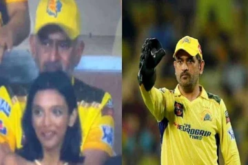 Time travelஇல் CSK Match பார்க்க வந்த தோனி்; வைரலாகும் வீடியோ
