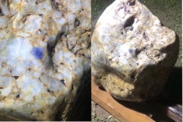 ලොව විශාලතම තනි ස්වභාවික නිල් මැණික මෙරටින් හමුවෙයි..(VIDEO/PHOTOS)