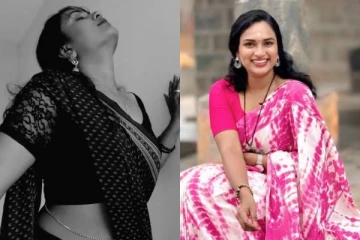 மகேந்திராவின் தத்து மகள் சக்தியின் ரீசெண்ட் சேலை போட்டோஷுட்..