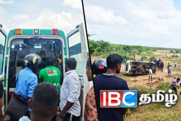 கிளிநொச்சியில் வாகன விபத்து! மூவர் வைத்தியசாலையில்