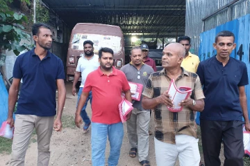 அம்பாறையில் தேசிய மக்கள் சக்தியின் துண்டுப் பிரசுர விநியோகம்