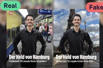 ஜேர்மனியில் கத்திக்குத்து தாக்குதல் நடத்திய பெண்ணை துணிச்சலாக மடக்கிப்பிடித்த அகதி: ஒரு மோசமான தகவல்