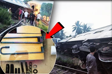 பயணிகளுடன் கவிழ்ந்த தொடருந்து! கைதான சந்தேகபரின் வீட்டில் இருந்த உபகரணங்கள்