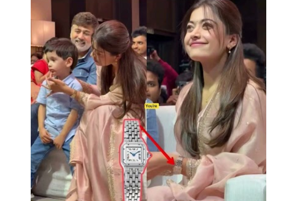 நடிகை ராஷ்மிகா மந்தனா கையில் அணிந்திருக்கும் வாட்ச் விலை எவ்வளவு தெரியுமா? அடேங்கப்பா இவ்வளவா!! | Rashmika Mandanna Watch Worth Is Rupees 4 Lakhs நடிகை ராஷ்மிகா மந்தனா கையில் அணிந்திருக்கும் வாட்ச் விலை எவ்வளவு தெரியுமா? அடேங்கப்பா இவ்வளவா!! | Rashmika Mandanna Watch Worth Is Rupees 4 Lakhs