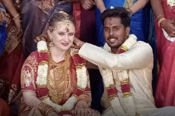 போலந்து நாட்டு பெண்ணை கரம்பிடித்த தமிழன்: பாரம்பரியத்துடன் நடைபெற்ற திருமணம்