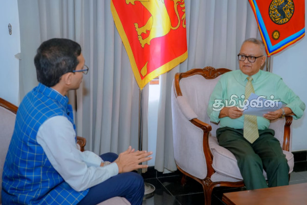 இந்திய உயர்ஸ்தானிகராலய முதல் செயலாளரை சந்தித்த கிழக்கு மாகாண ஆளுநர் | Indian High Commission Secretary Meets Governor