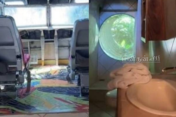 விமானத்தில் பிரம்மாண்ட வீடு! அதுவும் நடு காட்டுக்குள்ள....எங்கு இருக்கிறது தெரியுமா? | Woman Stays In Converted Aeroplane Airbnb