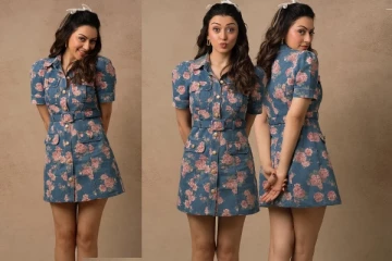 ஹன்சிகா ஷார்ட் உடையில் ஹாட் ஸ்டில்கள்