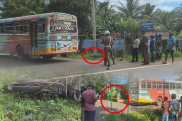 கோர விபத்தில் சிக்கிய குடும்பஸ்தர்: தமிழர் பகுதியில் நடந்த சம்பவம் (படங்கள்)